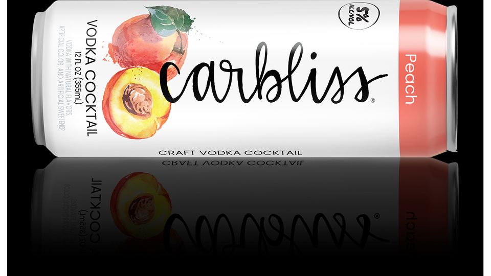 A visualization of the menu item "Carbliss Peach"