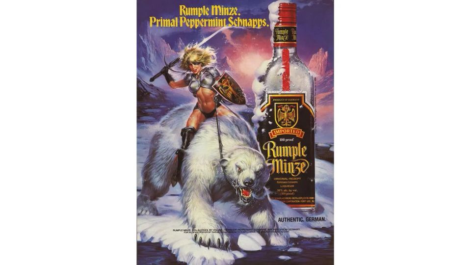 A visualization of the menu item "Rumple Minze"