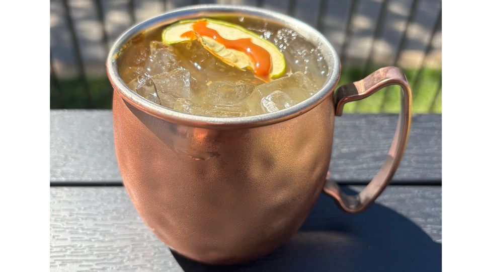 A visualization of the menu item "Brown Butter Old Fashioned"