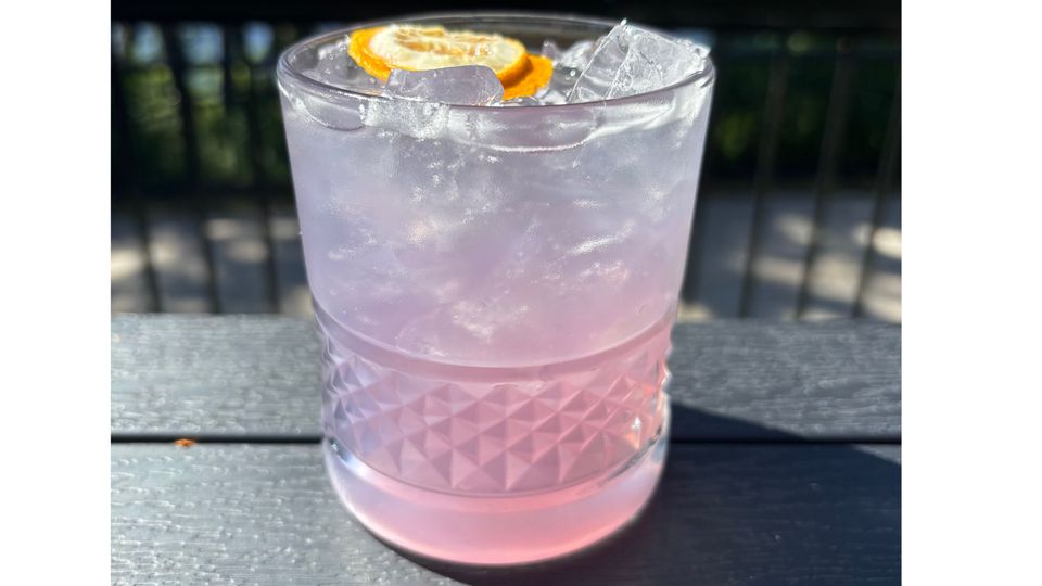 A visualization of the menu item "Midnight Bramble"