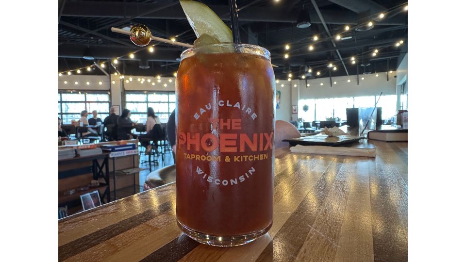 A visualization of the menu item "Bloody Mary"