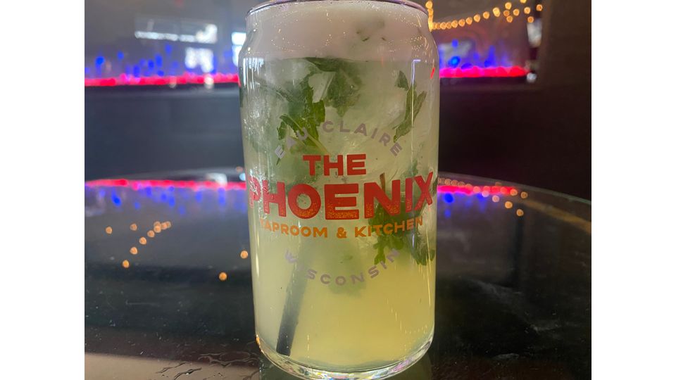 A visualization of the menu item "Mojito"