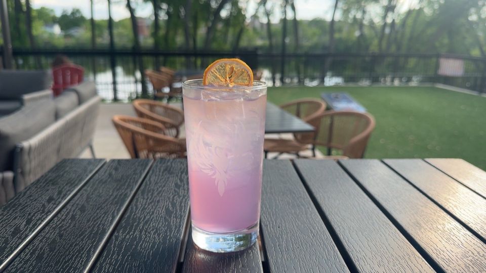 A visualization of the menu item "Lavender Girl Summer"