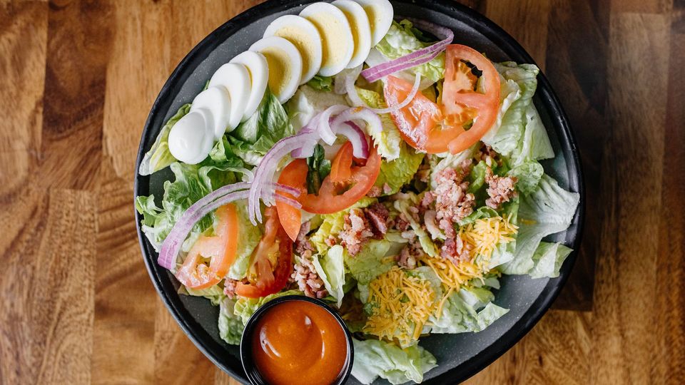 A visualization of the menu item "Cobb Salad"