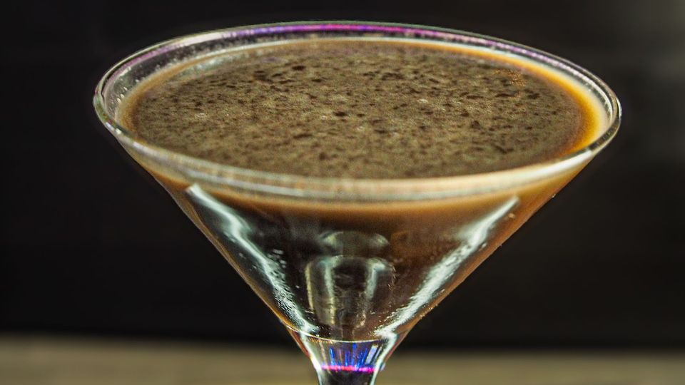 A visualization of the menu item "Chocolate Martini"
