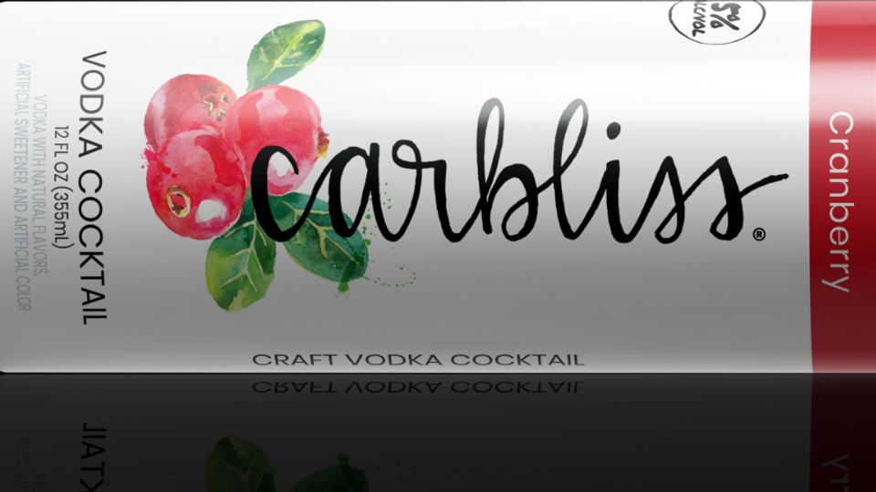 A visualization of the menu item "Carbliss Cranberry"