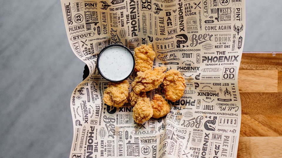 A visualization of the menu item "Boneless Wings (6pc)"