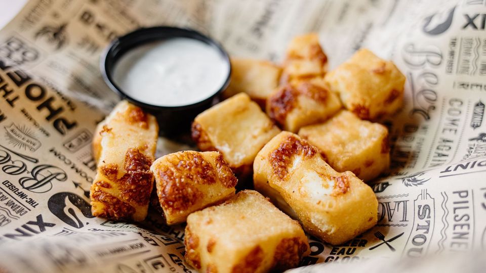 A visualization of the menu item "Beer Batter Cheese Curds"