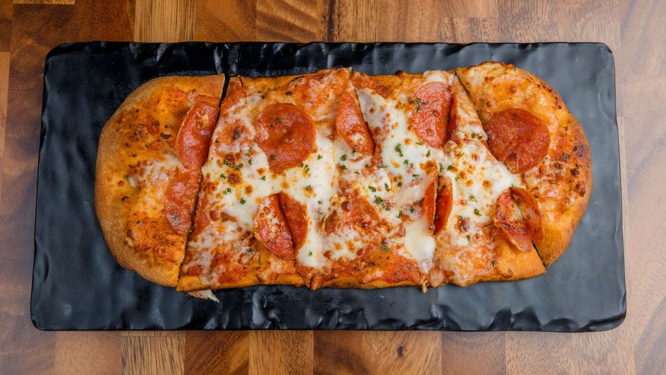 A visualization of the menu item "Pepperoni Flatbread"
