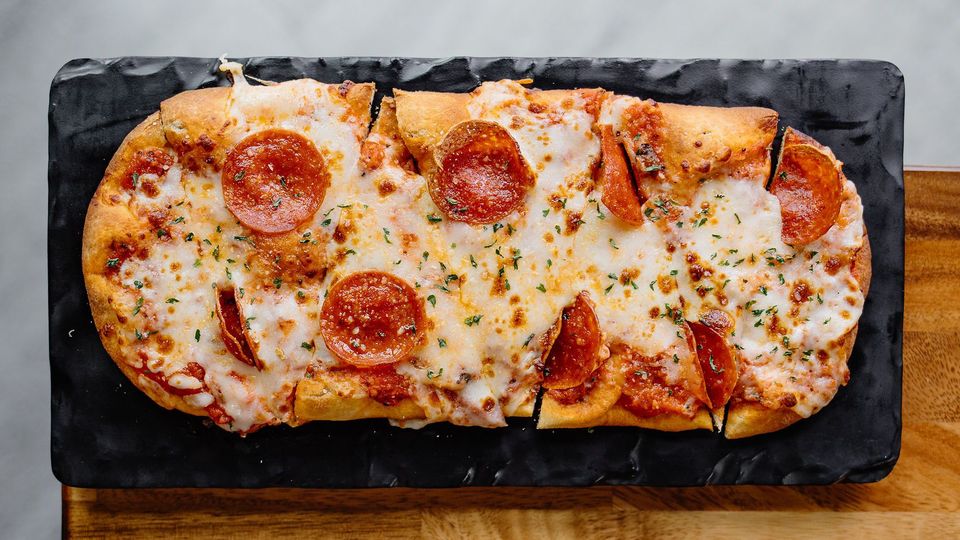 A visualization of the menu item "Pepperoni Flatbread"