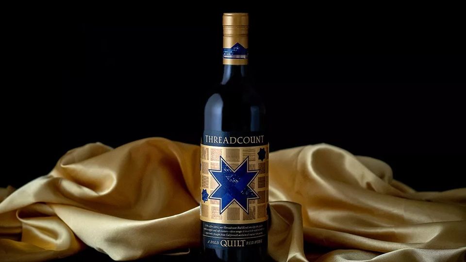 A visualization of the menu item "Threadcount Red Blend by Quilt"