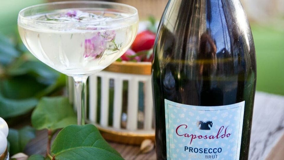 A visualization of the menu item "90+ Prosecco Brut"