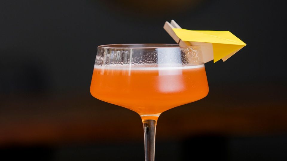 A visualization of the menu item "Paper Plane"