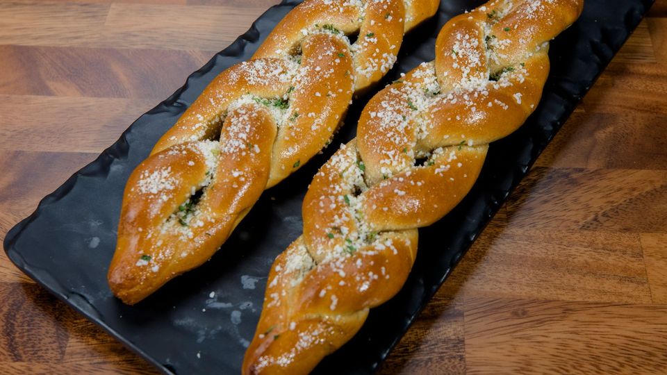 A visualization of the menu item "Bavarian Pretzels"