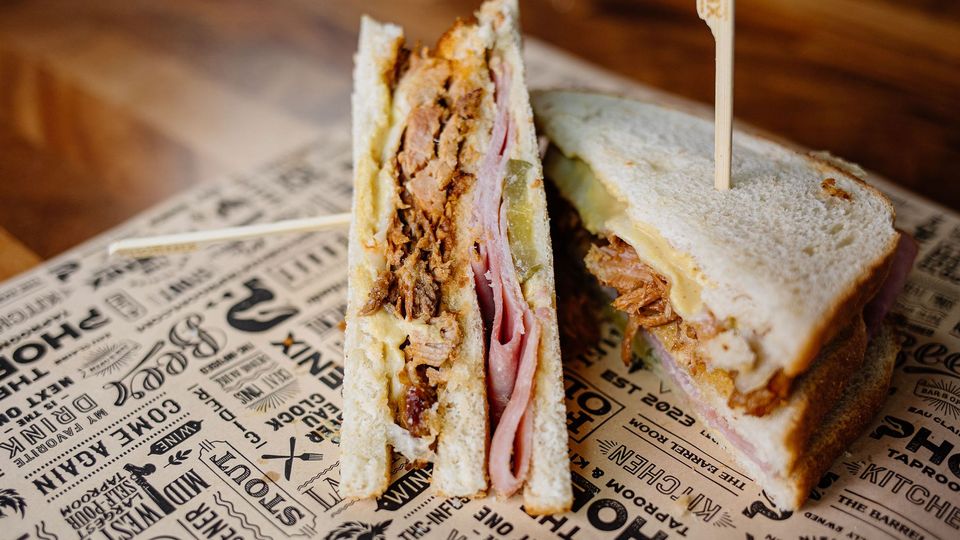 A visualization of the menu item "Phoenix Cuban Sandwich"