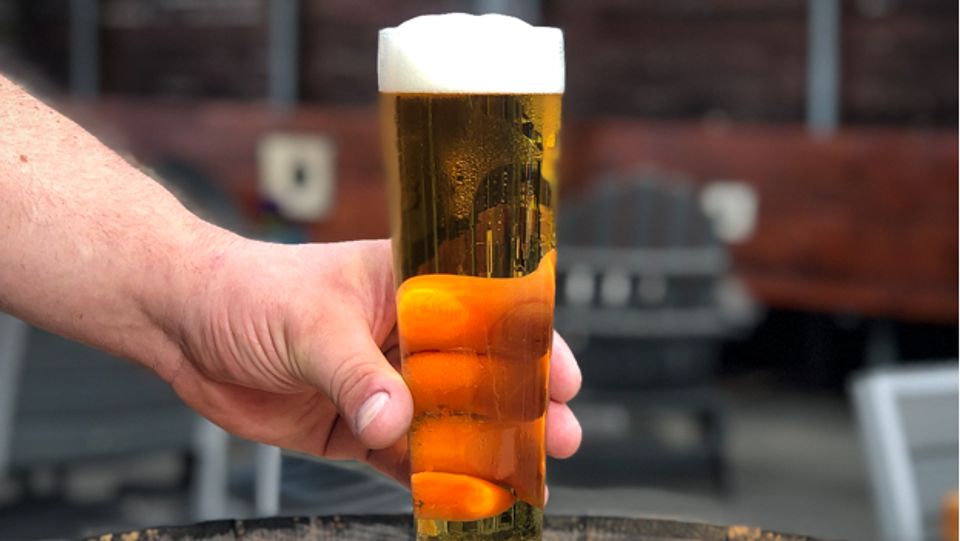 A visualization of the menu item "Bagby Beer Co. Pilsner"