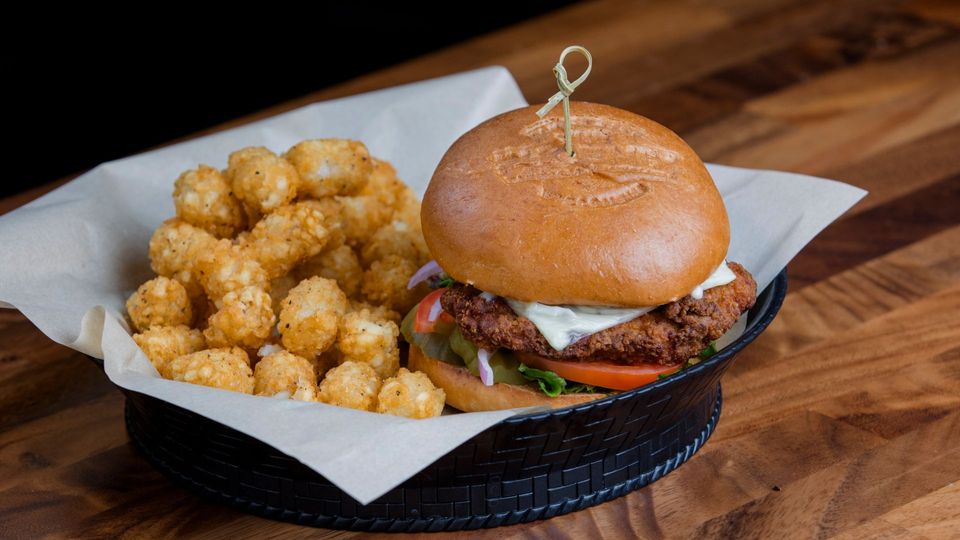 A visualization of the menu item "Classic Chicken Sandwich"