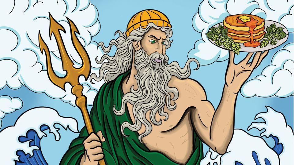 A visualization of the menu item "Poseidon's Breakfast"